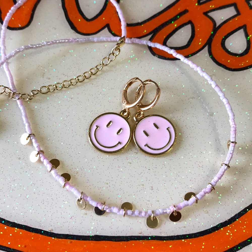choker + earring set